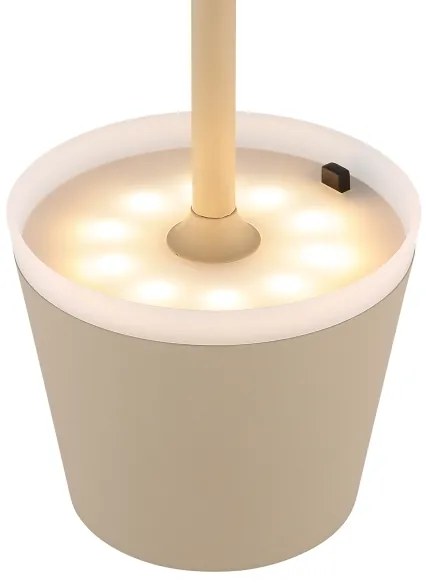 Corp de iluminat LED solar Globo 36637S SOLAR LED/0,6W/3V 3000K IP44 bej