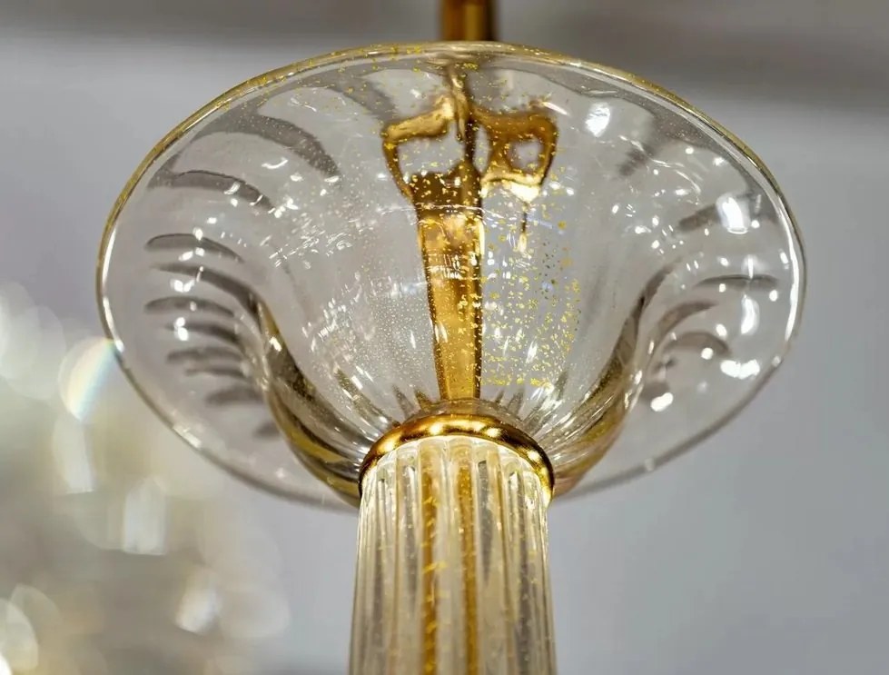 Candelabru 6 brate LUX realizat manual Amy