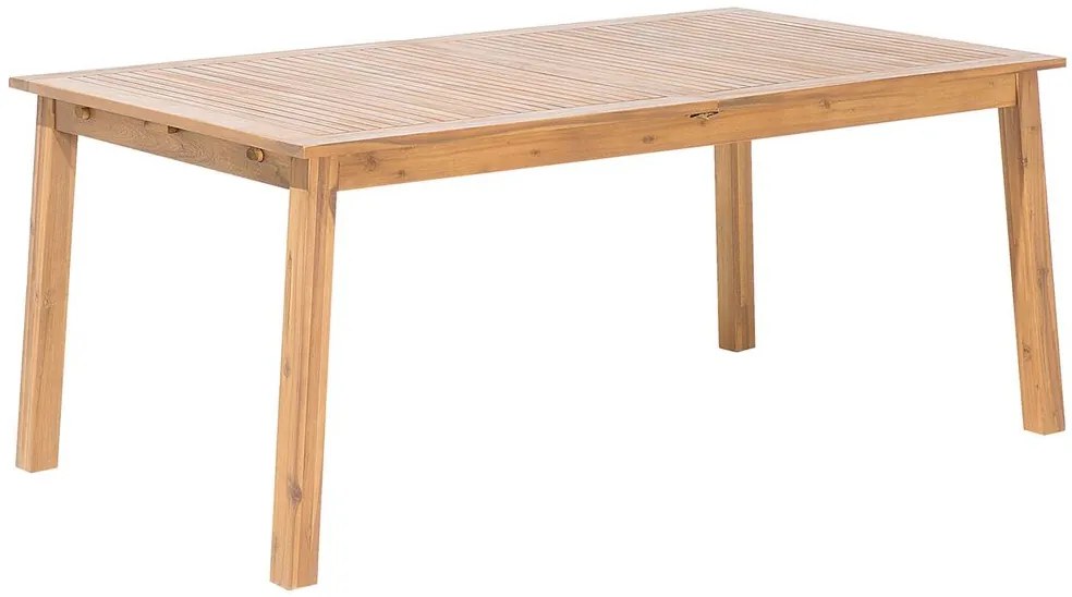 Set de masă pentru grădină Cessi (lemne deschis) (cu 2 șezlonguri). 1011681