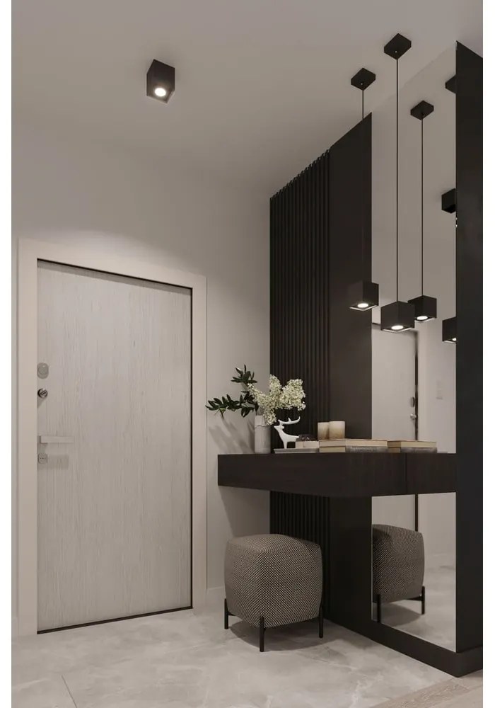 Aplică Sollux Geo, negru