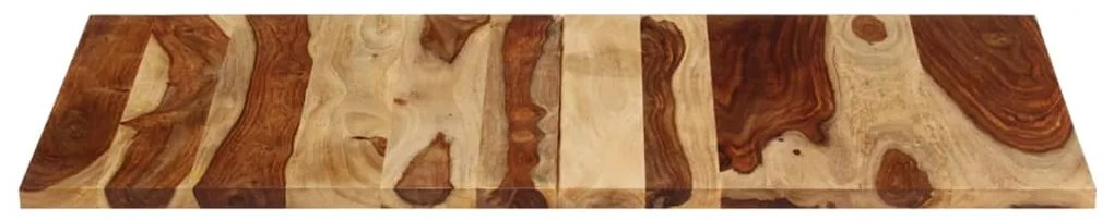 327514 vidaXL Blat de masă, 120x60x(2,5-2,7) cm, lemn masiv de sheesham