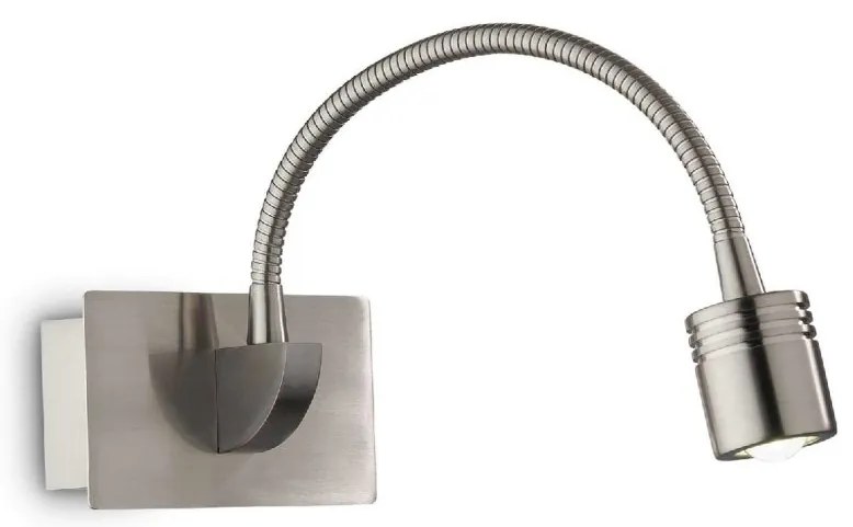 Aplica de perete power LED DYNAMO AP1 NICKEL 031477