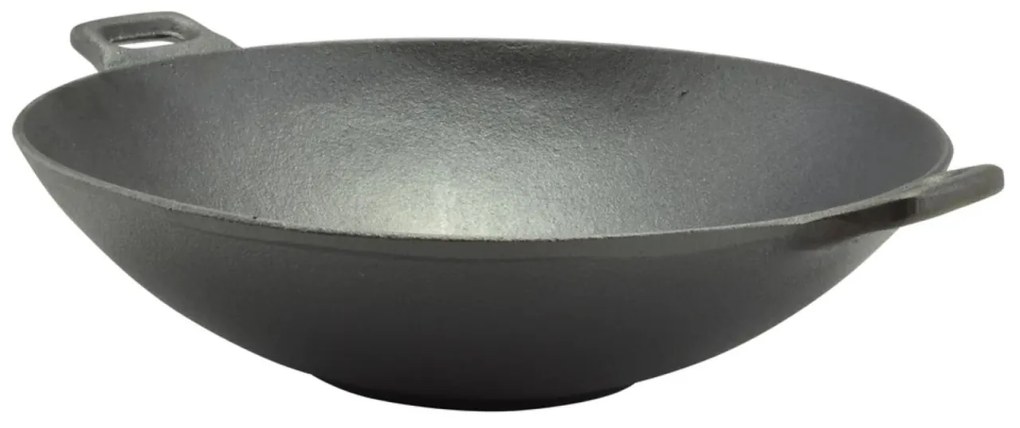 Wok mic 31*8 cm, fontă, Perfect Home 12137