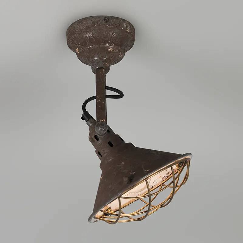 Lampă de perete și plafon vintage maro, înclinabilă - Barrack