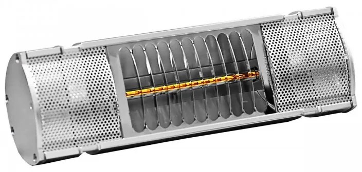 RESIGILATA Lampa incalzire infrarosu halogen Soleado Reglette 500W - Argintiu - IP65