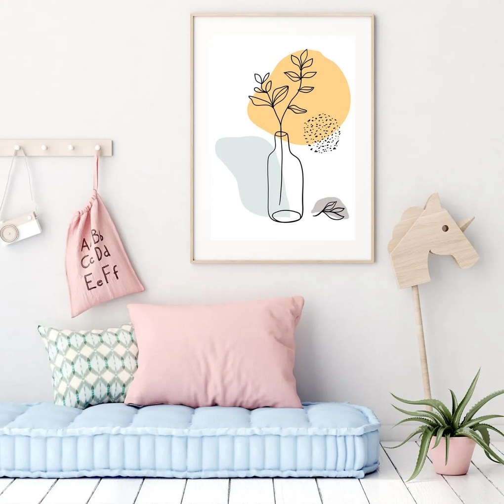 Poster - Vaza cu platnă (A4)