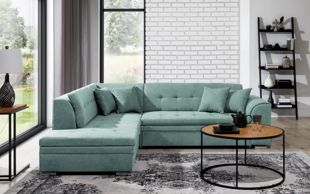 Colțar lemn masiv Extensibil Penelope 260x205cm Personalizabil - Poco 03, Dreapta