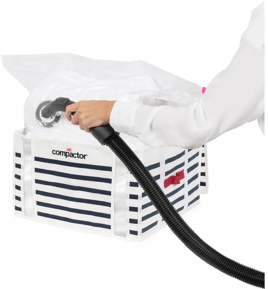 Cutie de depozitare cu vid pentru haine Compactor Mariniere, 125 l