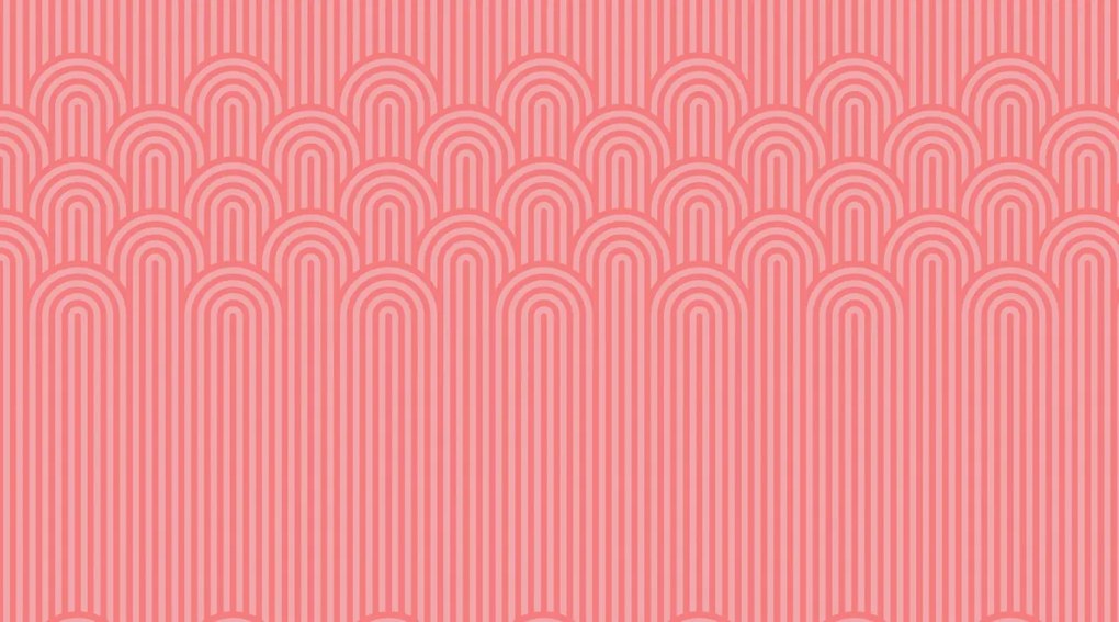 Fototapet, Happy Hills, Bubble Gum, Rebel Walls