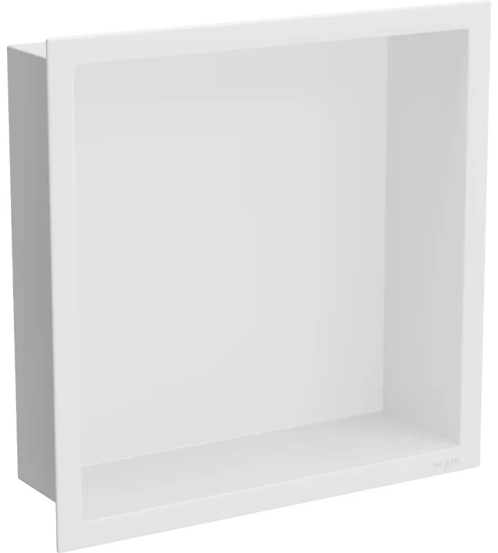 Mexen X-Wall-R raft de încastrare cu flanșă 30 x 30 cm, Albă - 1920303010