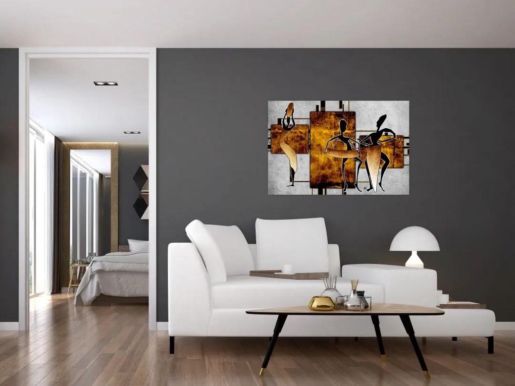 Tablou - Motiv cultura africană (90x60 cm)