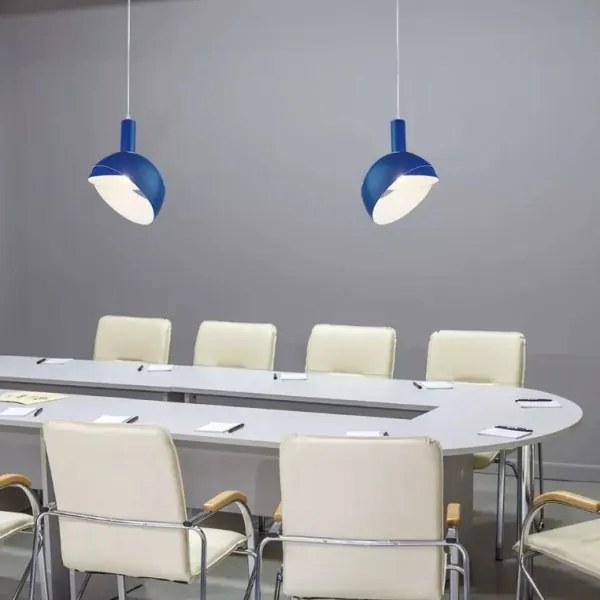 Lustră pe cablu 1xE14/60W/230V albastră