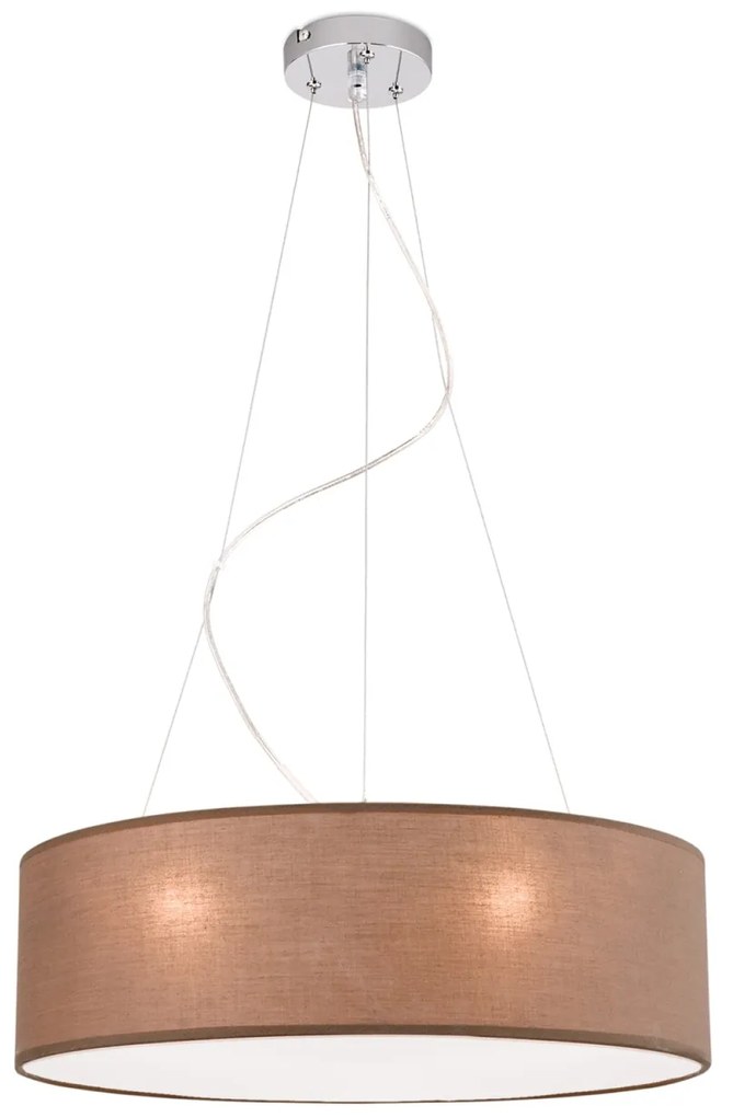 Lustra suspendata design modern Ufo 50cm maro