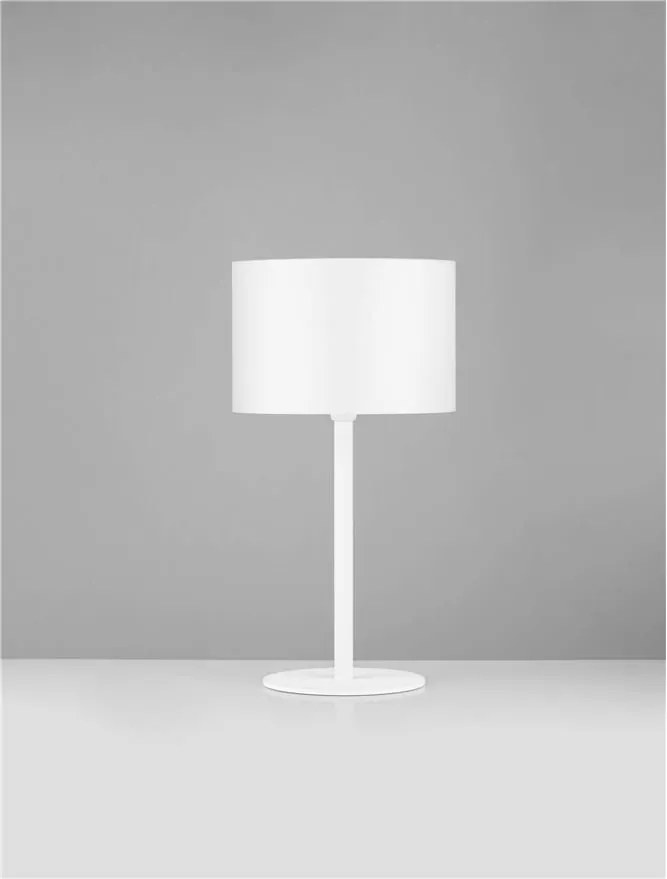 Veioza/Lampa de masa design decorativ SIBNIA alba