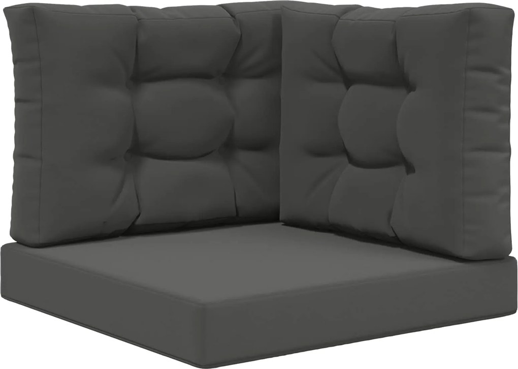 vidaXL Perna pentru canapea de exterior 3 pcs Antracit Poliester