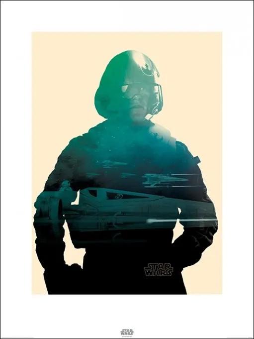Star Wars Episode VII: The Force Awakens - Poe Tri Reproducere, (60 x 80 cm)