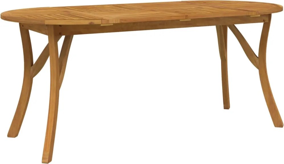 vidaXL Masă de grădină, 200x90x75 cm, lemn masiv de acacia