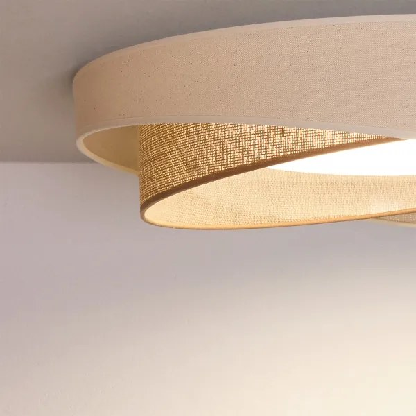 BRILAGI- Plafonieră LED VELVET TWIST LED/24W/230V 4000K diam. 55 cm kr./bej.