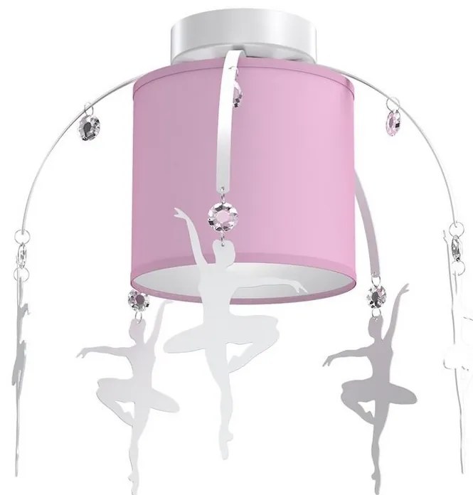 Lustră aplicată copii BALLET 1xE27/60W/230V