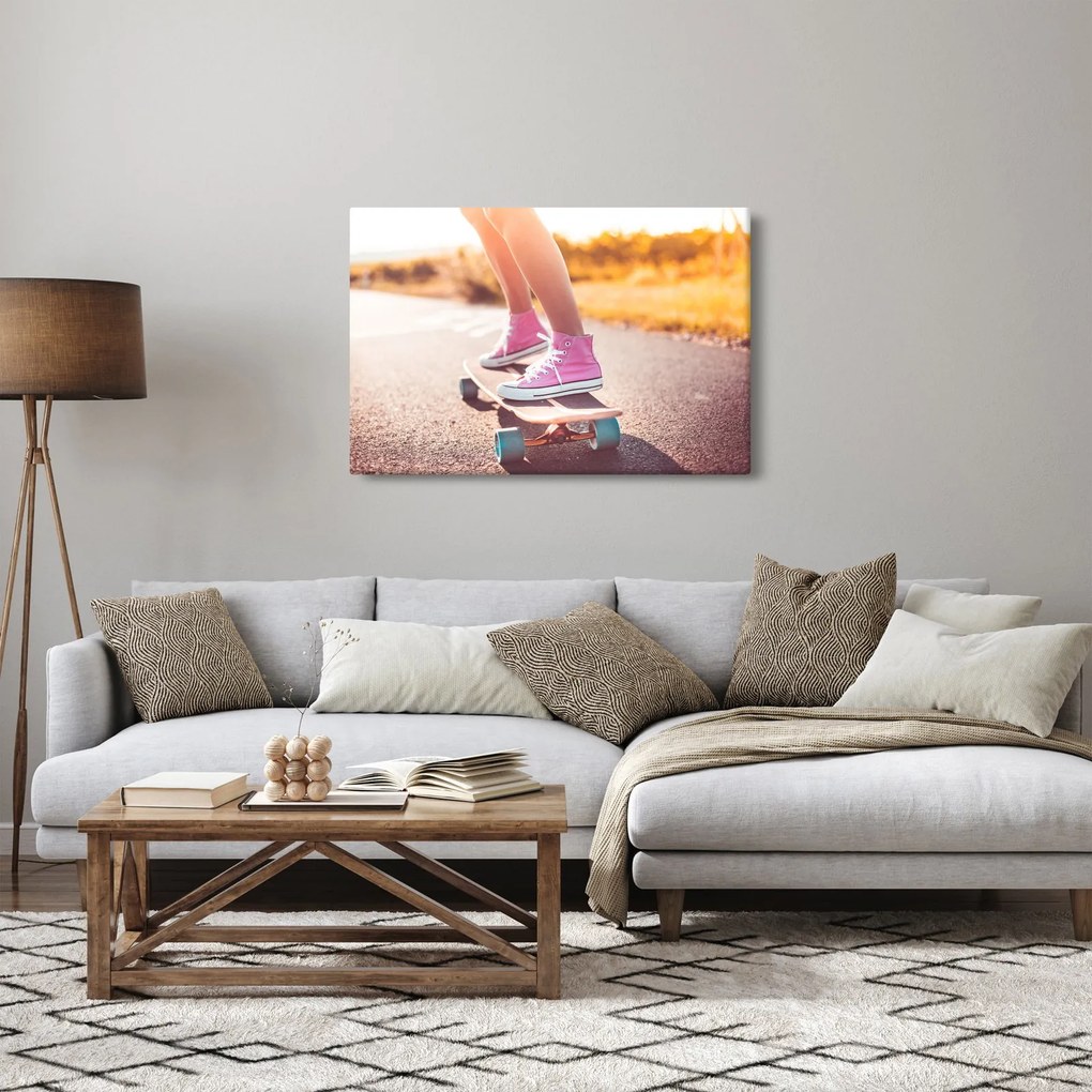 Tablou cu scateboard (90x60 cm)
