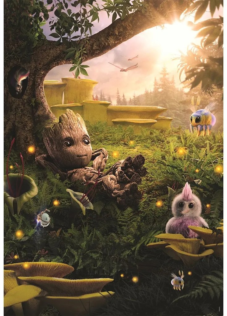Gardienii Galaxiei I am Groot Puzzle Clementoni de 300 de piese