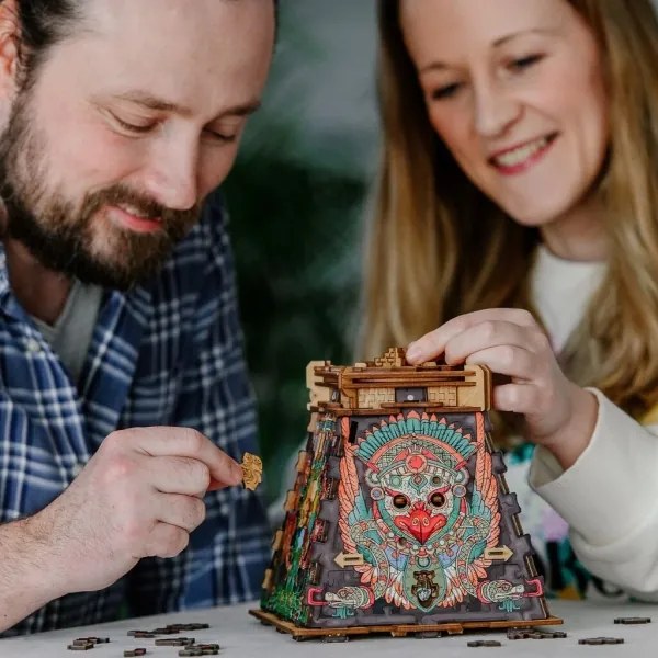 Puzzle din lemn iDventure Piramida Soarelui