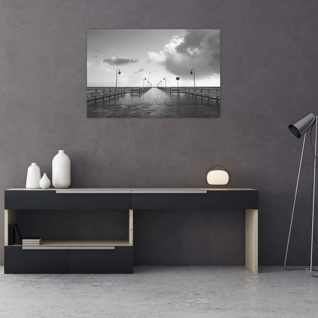 Tablou - Promenada la mal (90x60 cm)