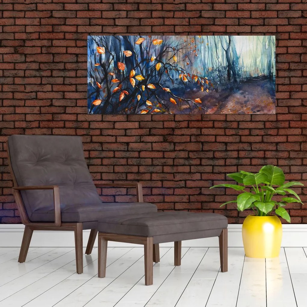 Tablou - Razele solare de toamnă (120x50 cm)