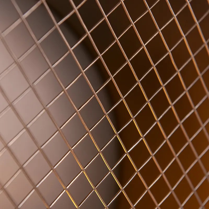 Lampă de podea vintage pe trepied din bambus verde cu cupru - Barrel