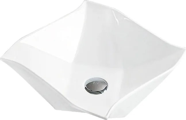 Mexen Elvira chiuvetă deasupra blatului 42 x 42 cm, albă - 21894200