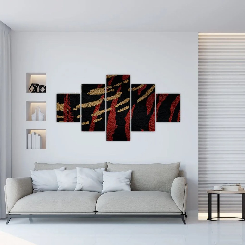 Tablou cu abstracție (125x70 cm), în 40 de alte dimensiuni noi