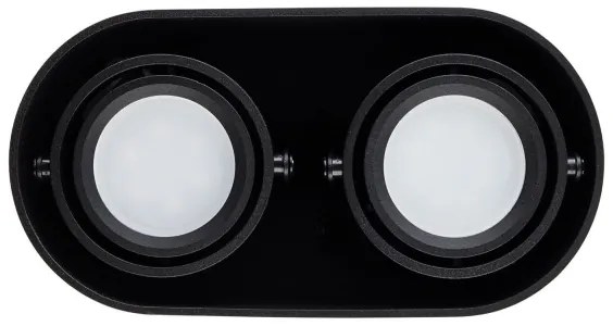 Lampă spot SIROK 2xGU10/30W/230V negru