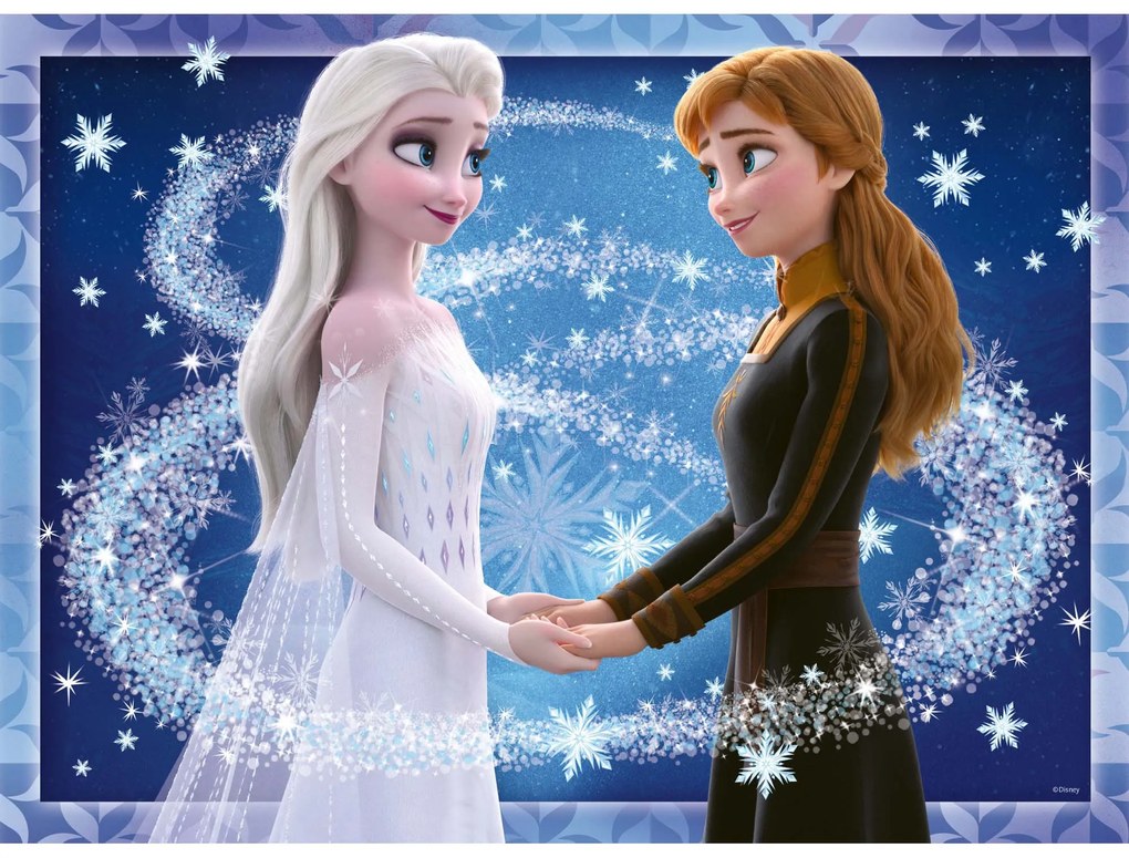 PUZZLE ANNA SI ELSA, 200 PIESE STARLINE - RAVENSBURGER (RVSPC12952)