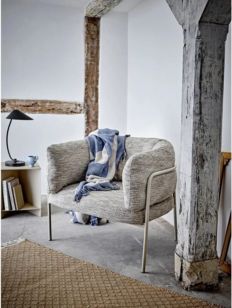 Fotoliu grej Karel – Bloomingville