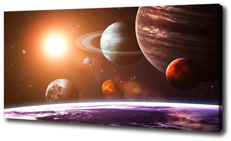 Tablou pe pânză canvas Sistem solar