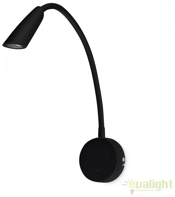 Aplica de perete LED stil modern BOKEN neagra 41032