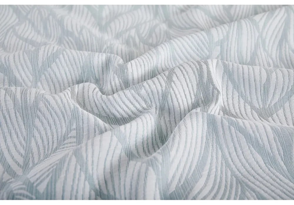 Lenjerie de pat verde din jacquard pentru pat de o persoană 140x200 cm Florida – My House