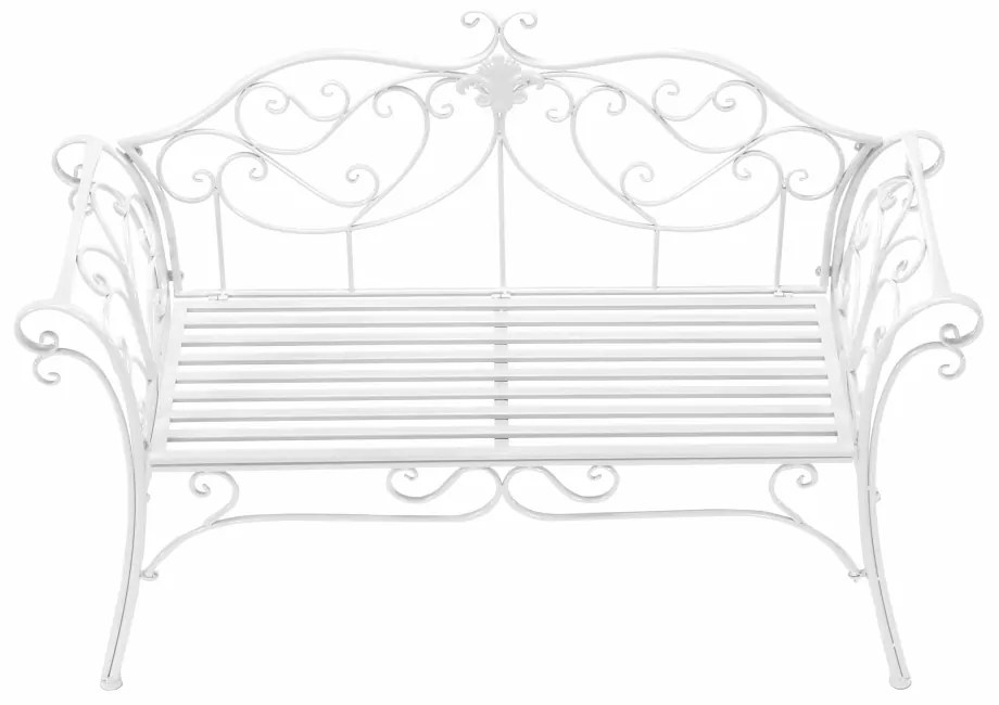 Bancă de grădină, albă, ETELIA NEW