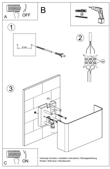 Aplică perete COPERTURA 2xG9/40W/230V alb