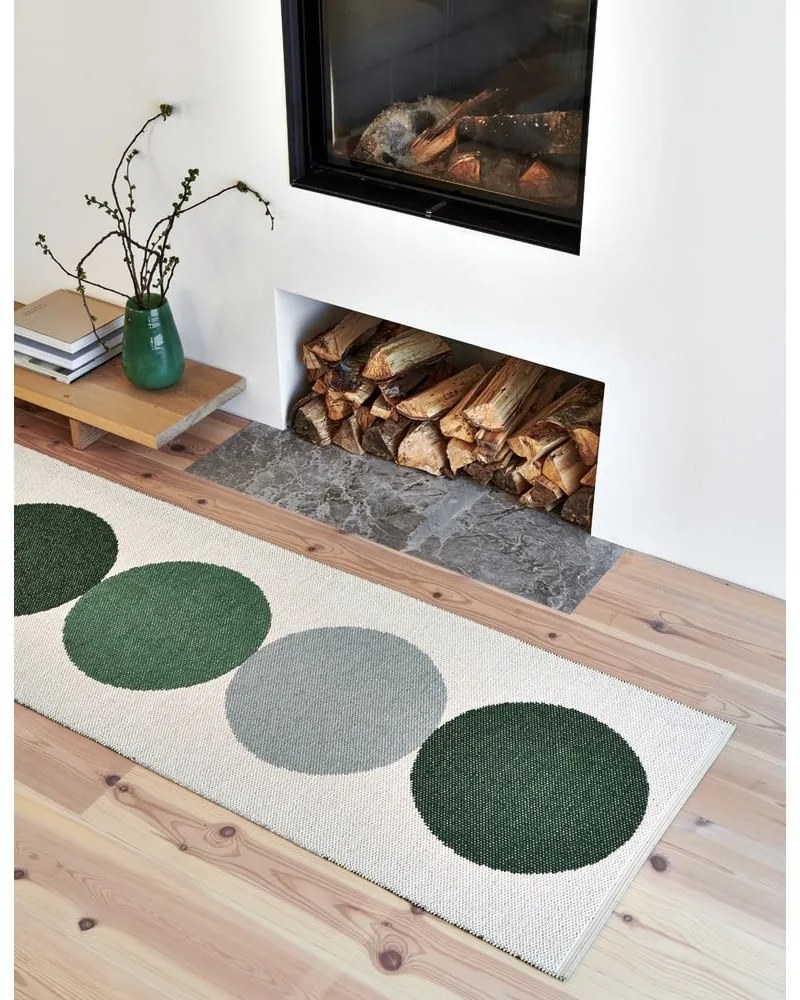 Covor pentru exterior și interior verde/crem 70x140 cm Otto Herb – Pappelina