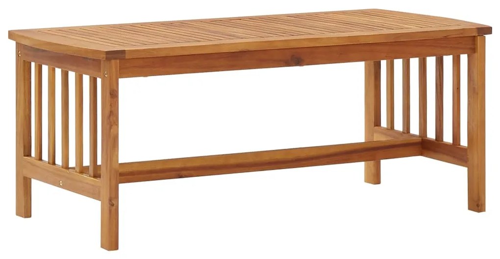 vidaXL Masă de cafea, 102 x 50 x 43 cm, lemn masiv de acacia