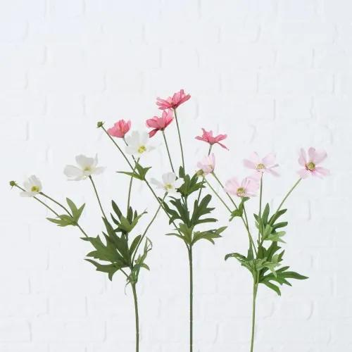 Fir floare artificiala Cosmea Multicolor, Modele Asortate, H50 cm