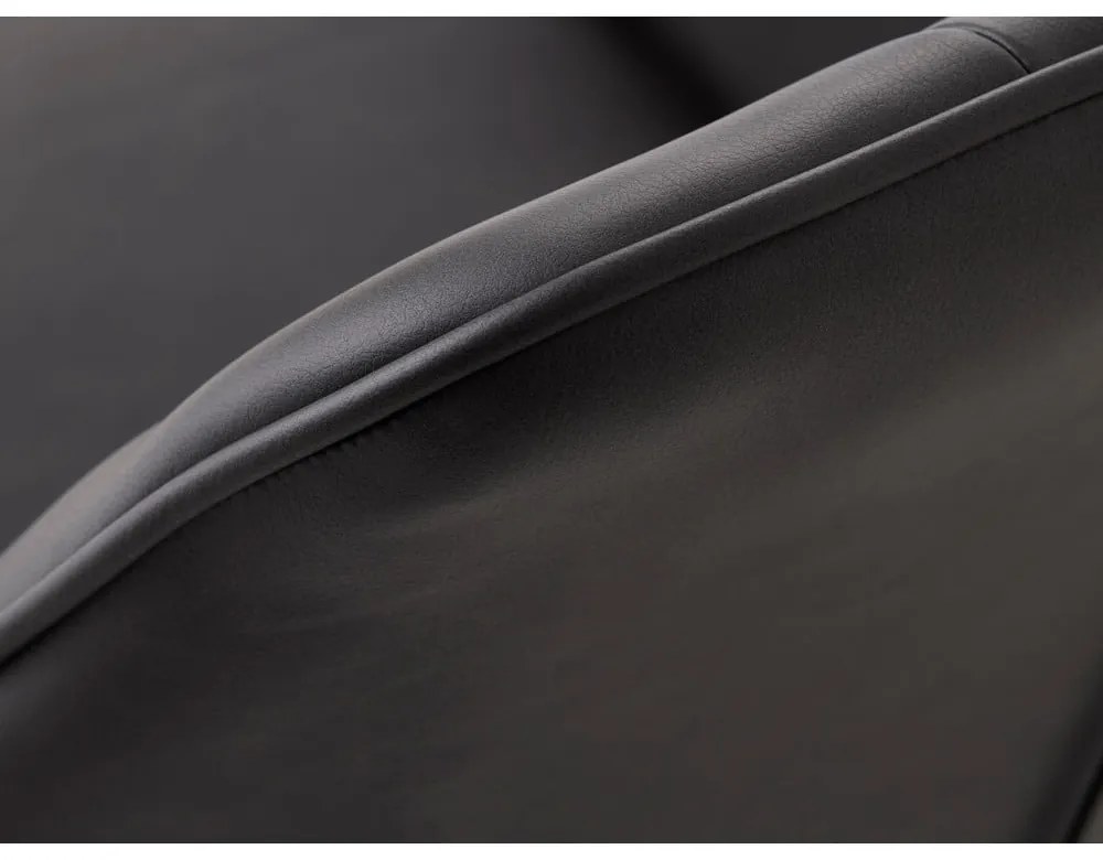 Set de scaune de sufragerie gri închis cu cotiere 2 buc. tapițat Nolan Square – Unique Furniture