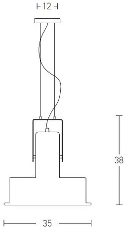 Lustra, Pendul design modern Single alb
