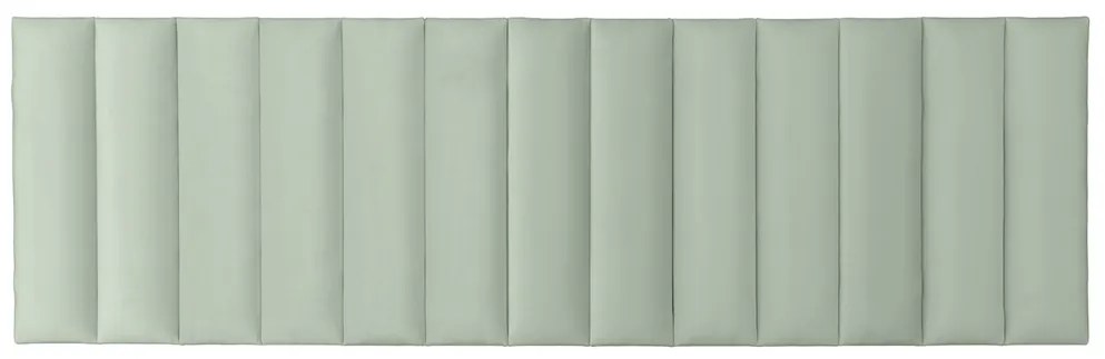 Panou de perete tapitat FRAME KRONOS 15x60 cm Culoare: Verde deschis