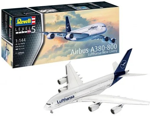 AIRBUS A380-800 LUFTHANSA NEW LIVERY - REVELL (RV03872)