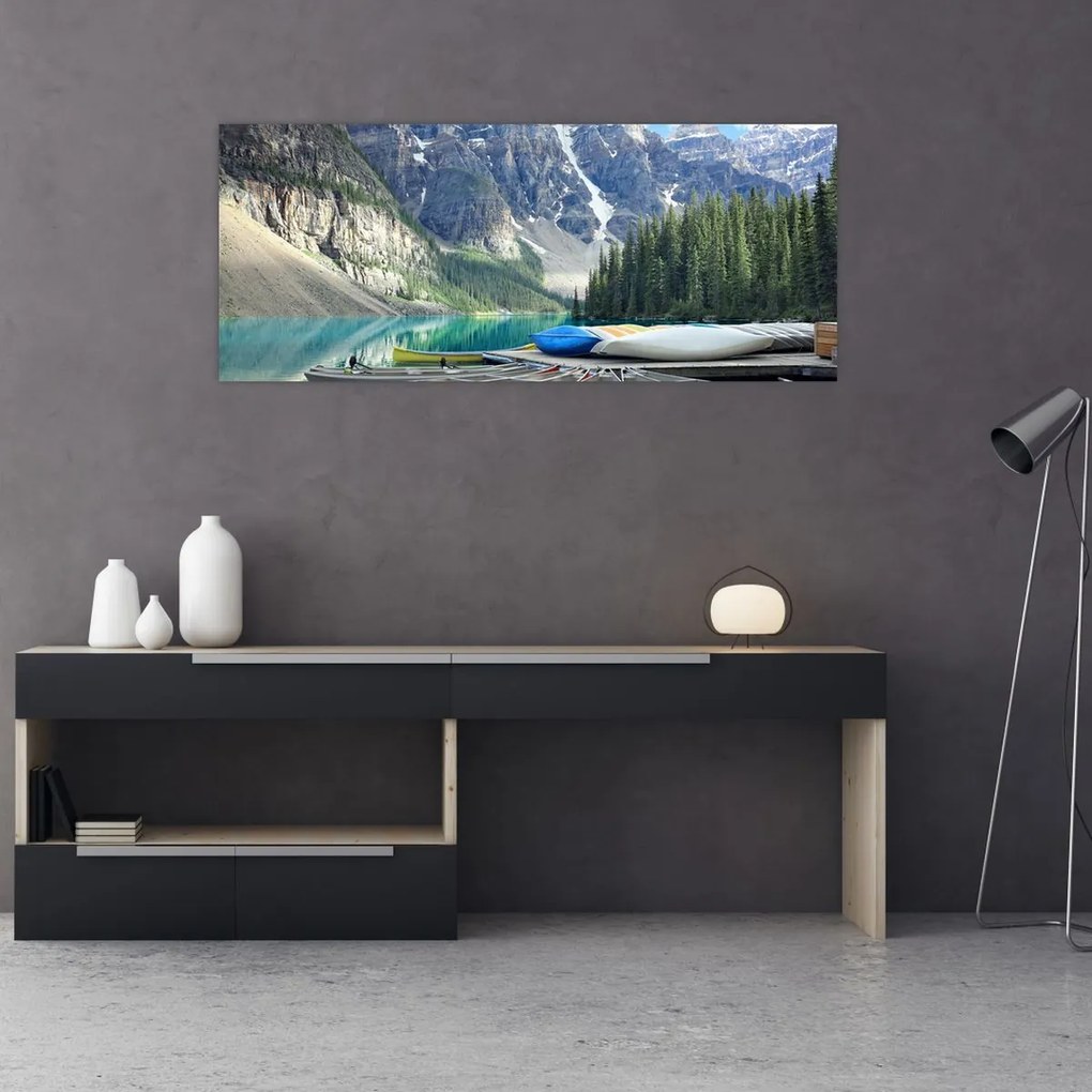 Tablou - Moraine Lake (120x50 cm)