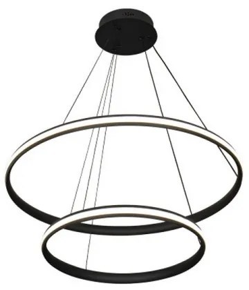 Lustră LED reglabilă suspendată pe cablu, 90W/230V, 3000-6500K, Ø 60 cm, cu telecomandă