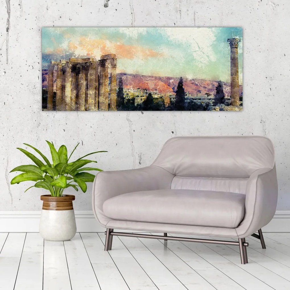 Tablou - Acropole, Atena, Grecia (120x50 cm)