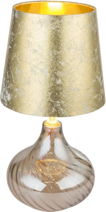 Globo JOHANNA 24000AG Veioze, Lampi de masă ambra sticlă 1 x E27 max. 60W IP20